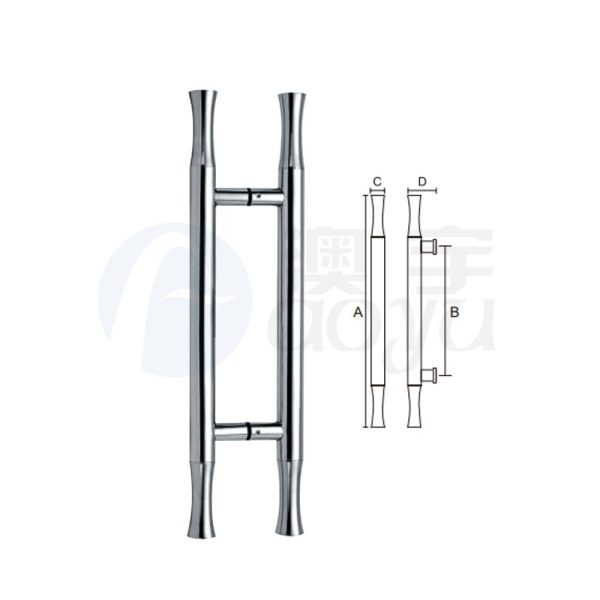 glass door handle