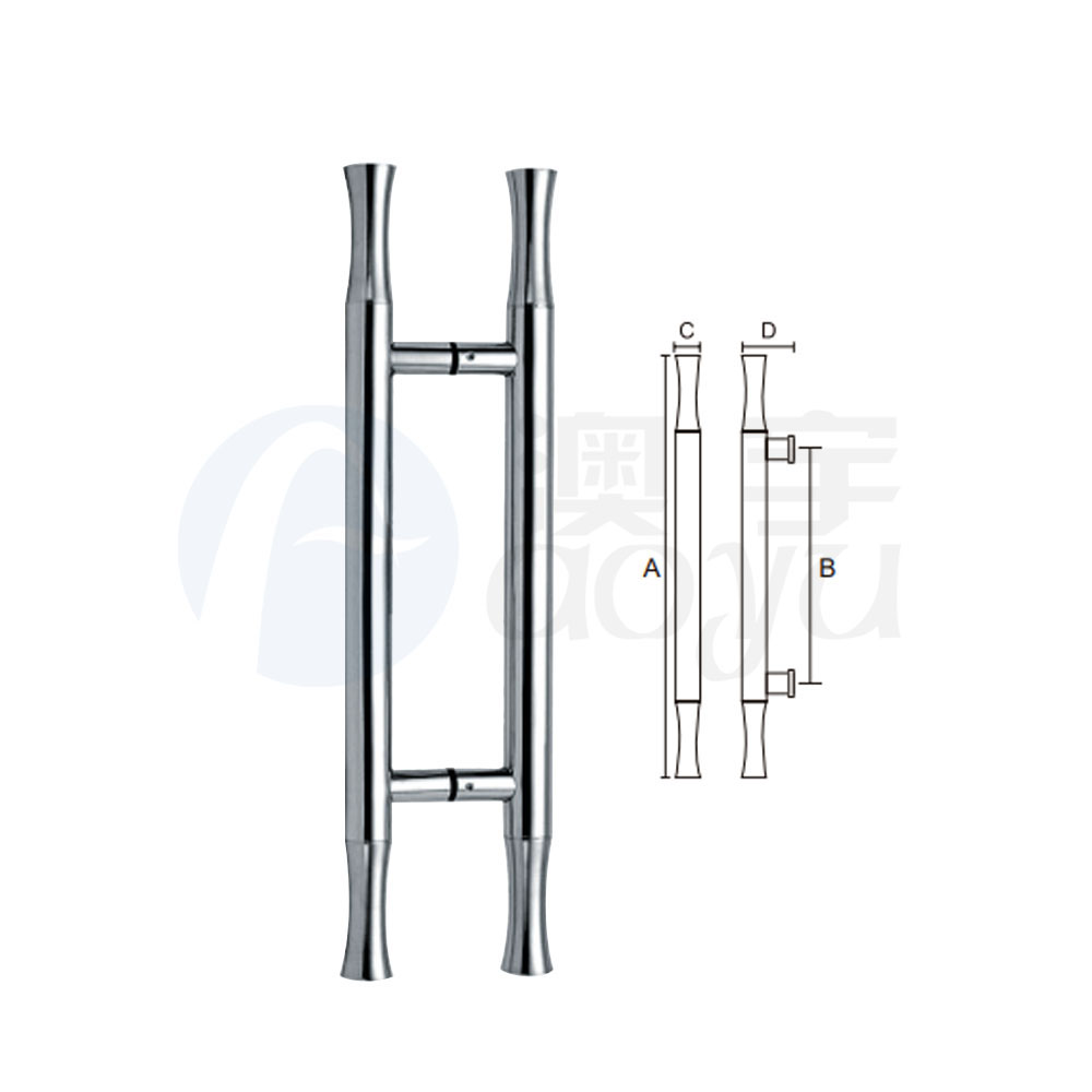 glass door handle