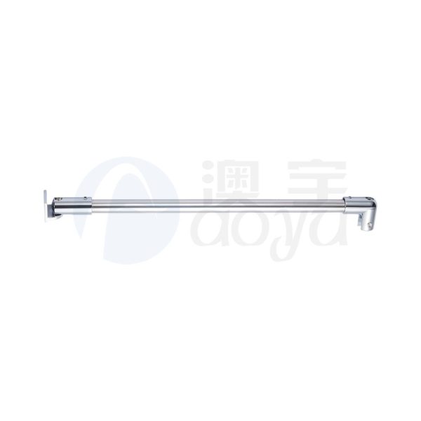 Shower glass support bar