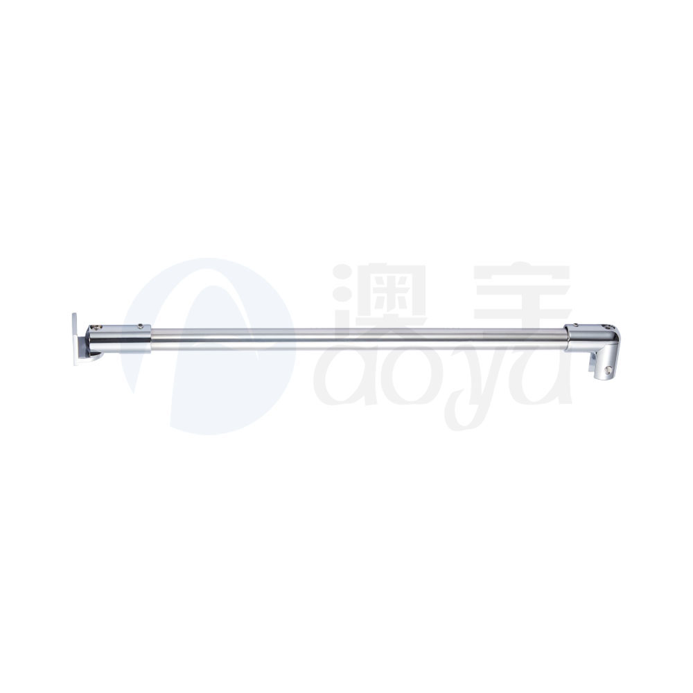 Shower glass support bar