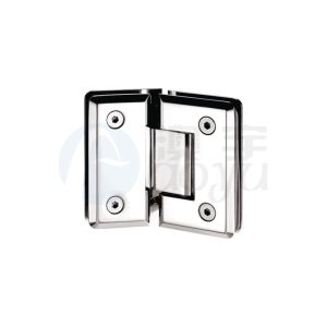 hinged glass door