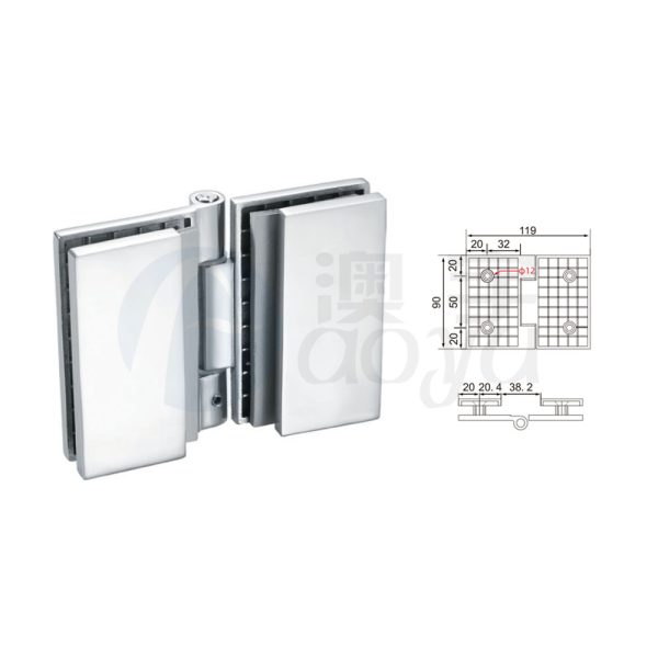 shower door hinges
