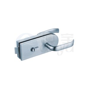 Shower glass door lock