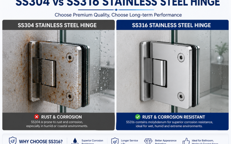 SS304 vs SS316: Which Grade for Shower Hardware?
