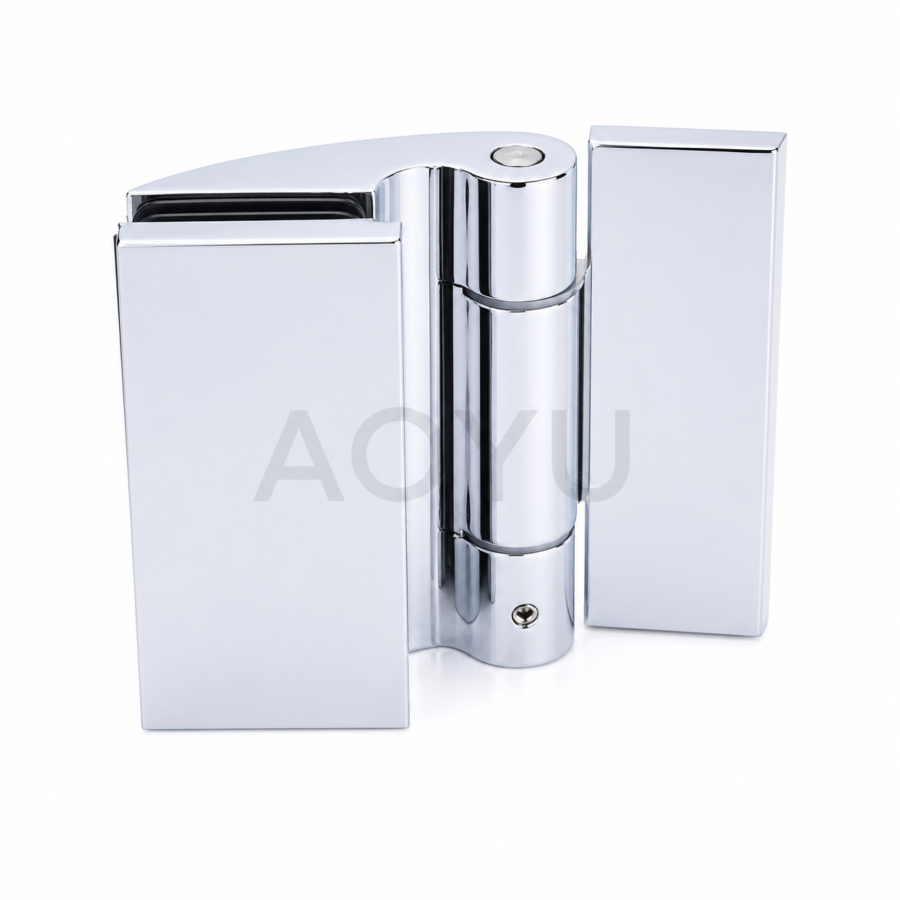 90-Degree Free swing glass hinge Brass Material