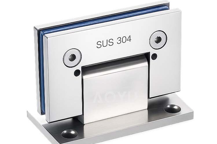 Adjustable Glass Hinge Shower Door Stainless Steel Glass to Wall Hinge