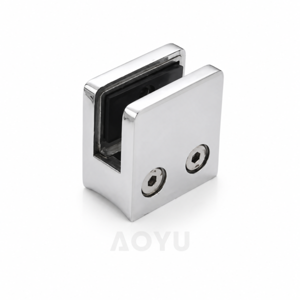 Stainless Steel Glass Clamp for Glass Railing 10-12mm Tempered Glass