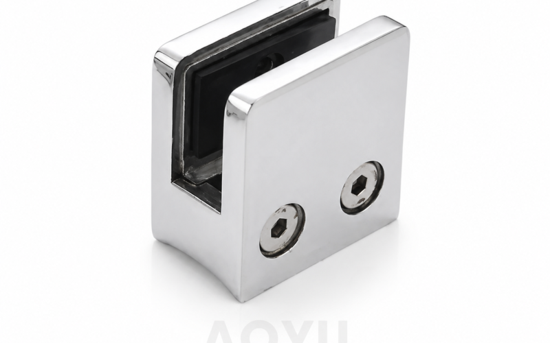 Stainless Steel Glass Clamp for Glass Railing 10-12mm Tempered Glass