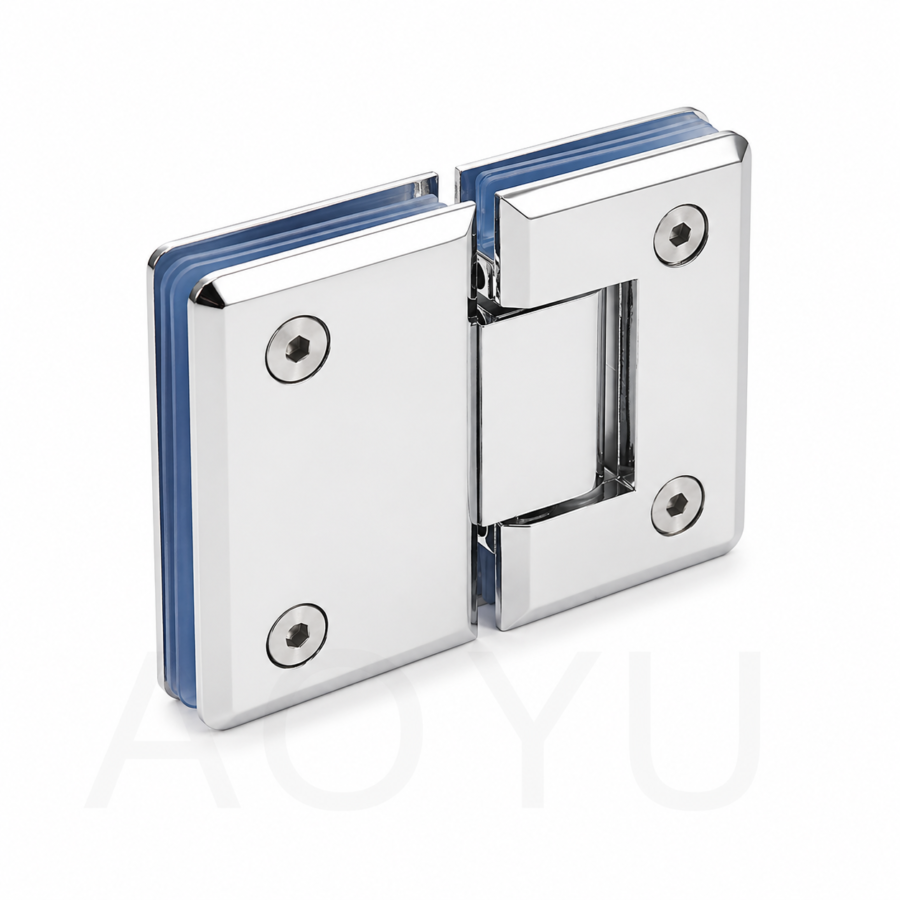 90 Degree Wall to Glass Door Pivot Hinge Frameless Glass Hinge