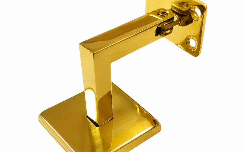 Adjustable Stainless Steel Square Staircase Balustrade Bracket for Glass Railing System