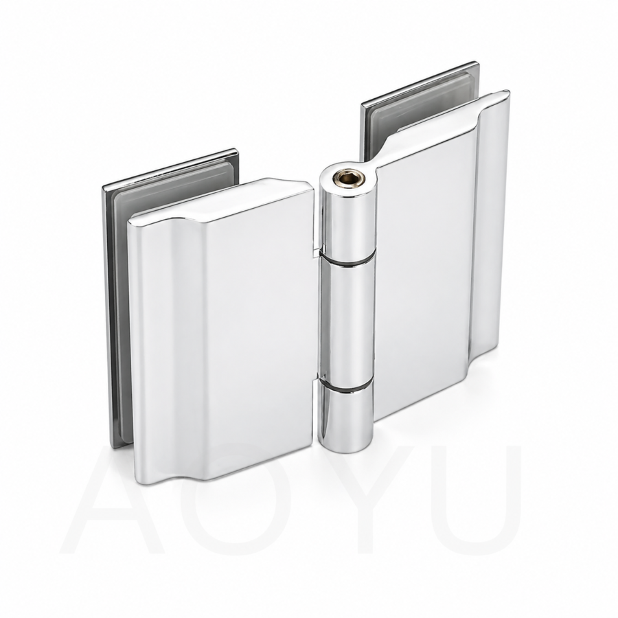 180 Degree Glass to Glass Free Swing Shower Door Hinge Frameless Folding Glass Door Hinge