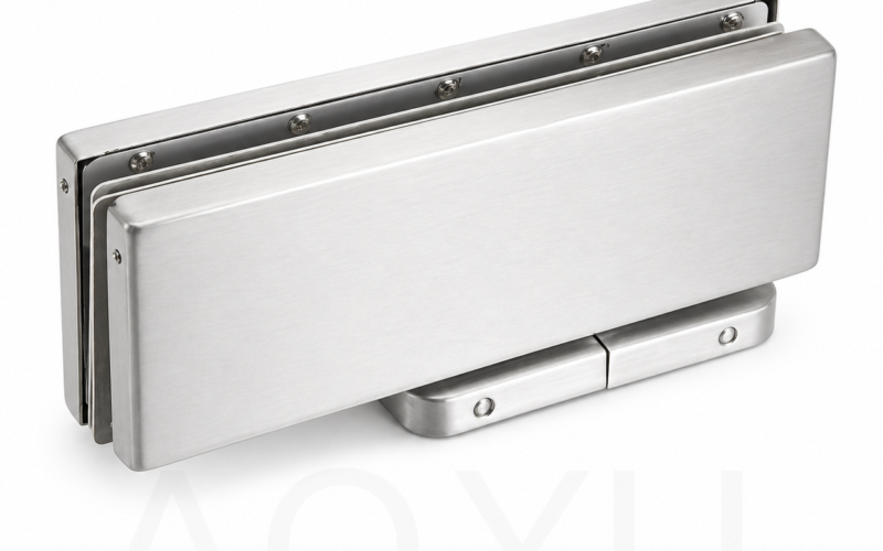 No Digging Glass Door Floor Spring Floor Mounted Door Closer for Frameless Glass Door Installation