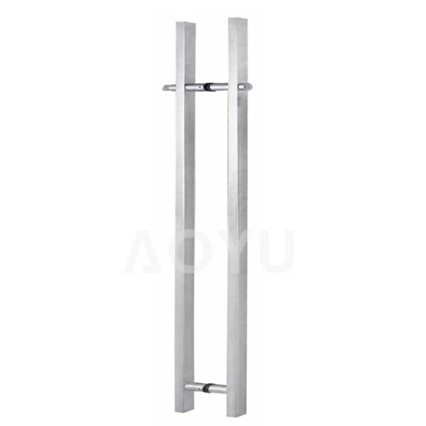 Glass Door Pull Handle with Lock | Stainless Steel Door Handle Supplier China