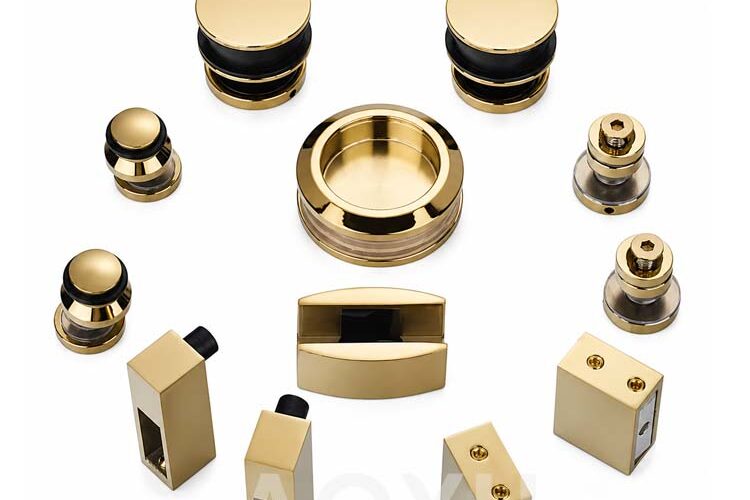 Frameless Sliding Shower Door Hardware Kit Stainless Steel Shower Door Track System