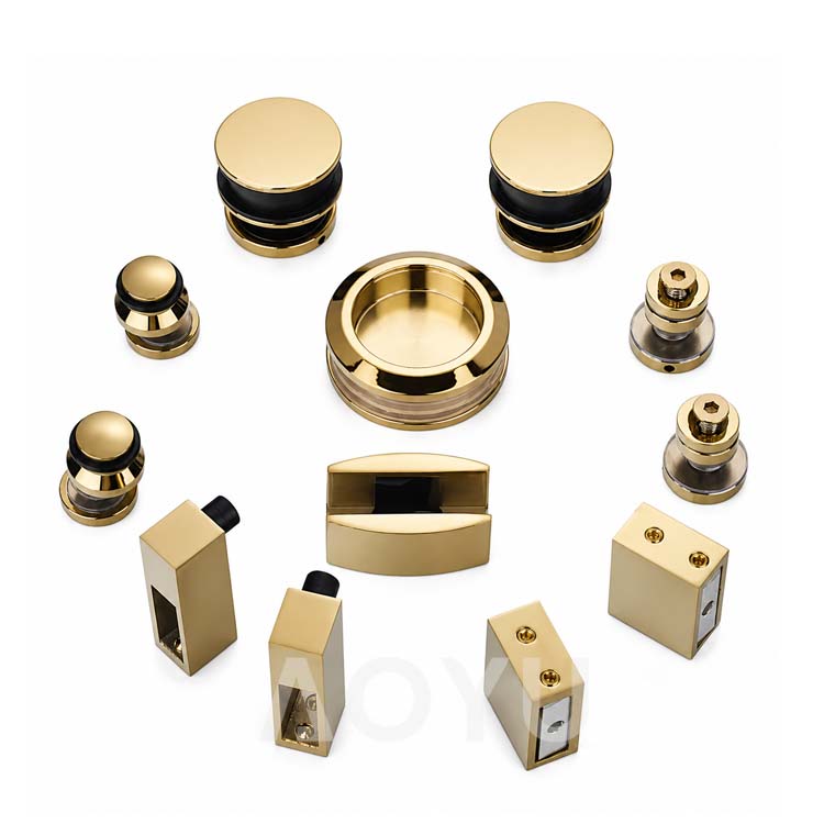 Frameless Sliding Shower Door Hardware Kit Stainless Steel Shower Door Track System