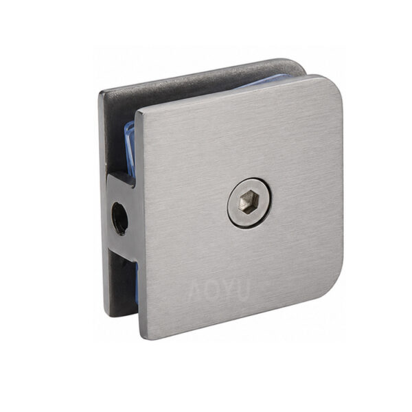 Shower Glass Clamp Stainless Steel 304 Wall to Glass Clamp for Bathroom Partition