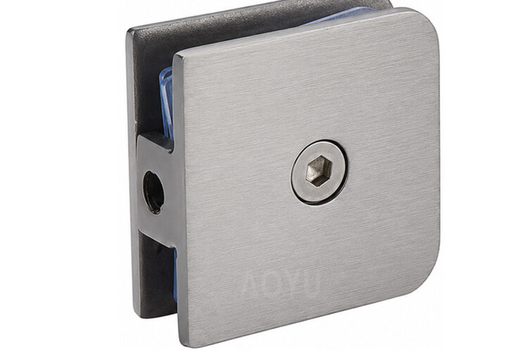 Shower Glass Clamp Stainless Steel 304 Wall to Glass Clamp for Bathroom Partition