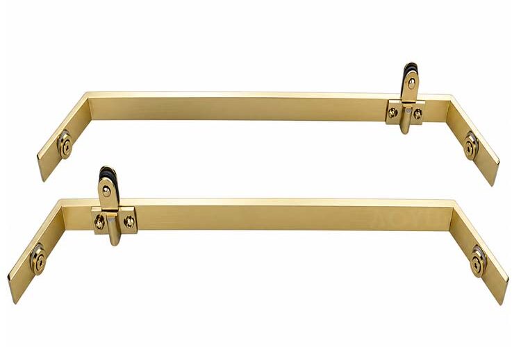 Top and Bottom Pivot Support Bar for Shower Glass Door Stainless Steel Pivot System