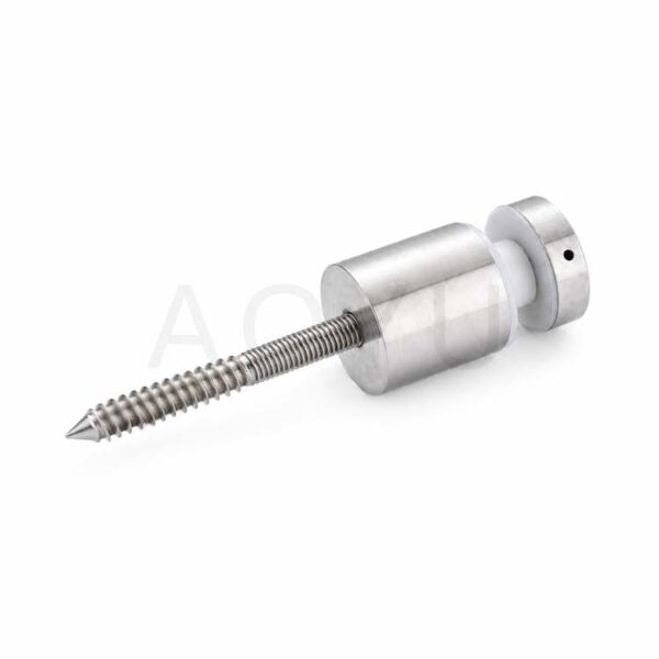 Point Fixing Glass Railing System Stainless Steel Glass Standoff Hardware