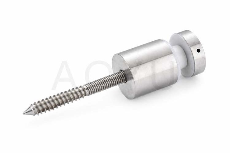 Point Fixing Glass Railing System Stainless Steel Glass Standoff Hardware