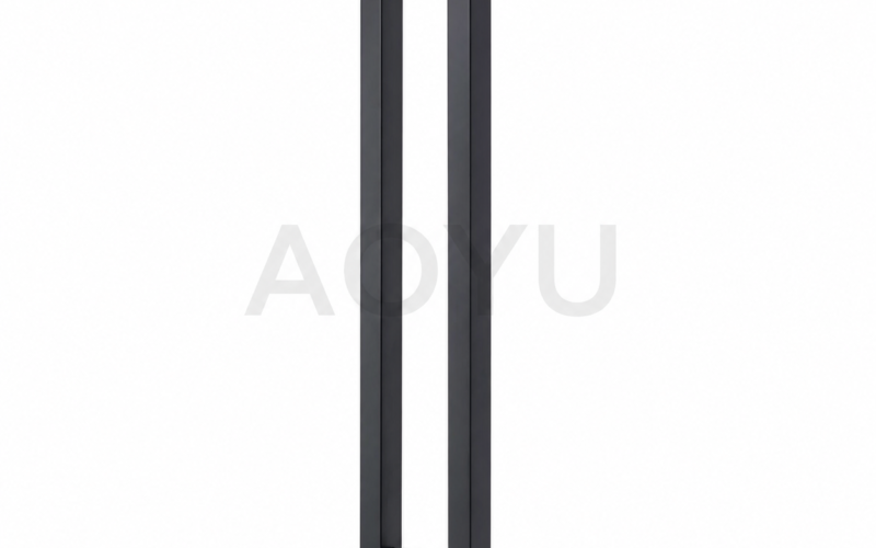 Stainless Steel 304 H-shaped Glass Door Pull Handle Back to Back Double Sided for Commercial Glass Door