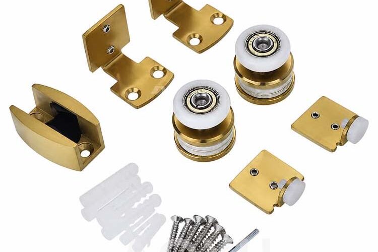 Shower Door Hardware Set Frameless Stainless Steel Shower Glass Door Accessories System