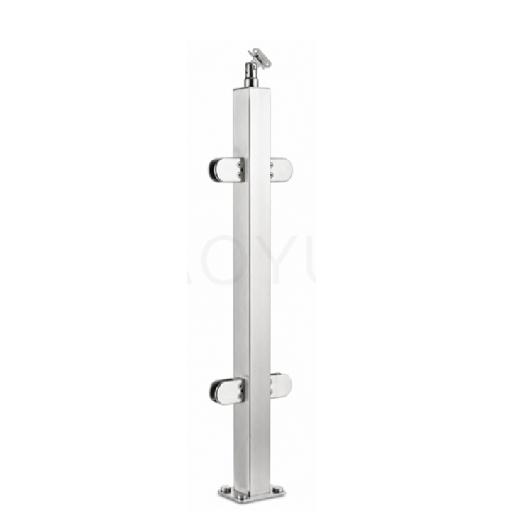 Handrail Post Stainless Steel Glass Railing Post for Glass Balustrade System