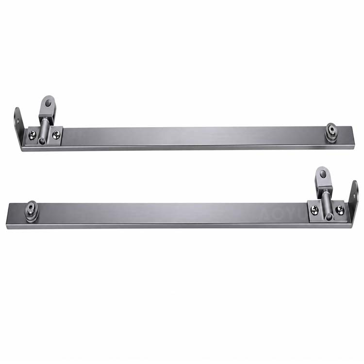 Frameless Shower Door Pivot Support Bar with Hinge Stainless Steel Glass Door Hardware