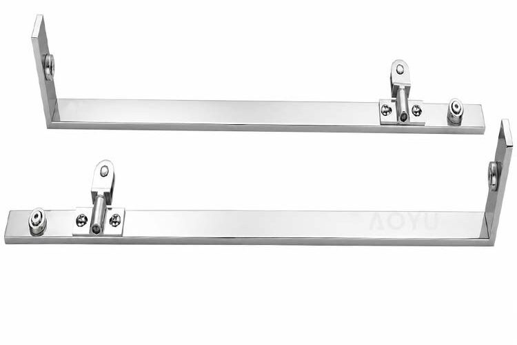 Shower Door Pivot Support Bar Stainless Steel Frameless Glass Door Pivot System
