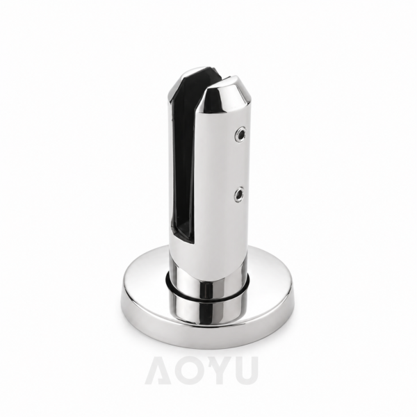 Round Spigot Core Drill 316 Stainless Steel Glass Railing Hardware