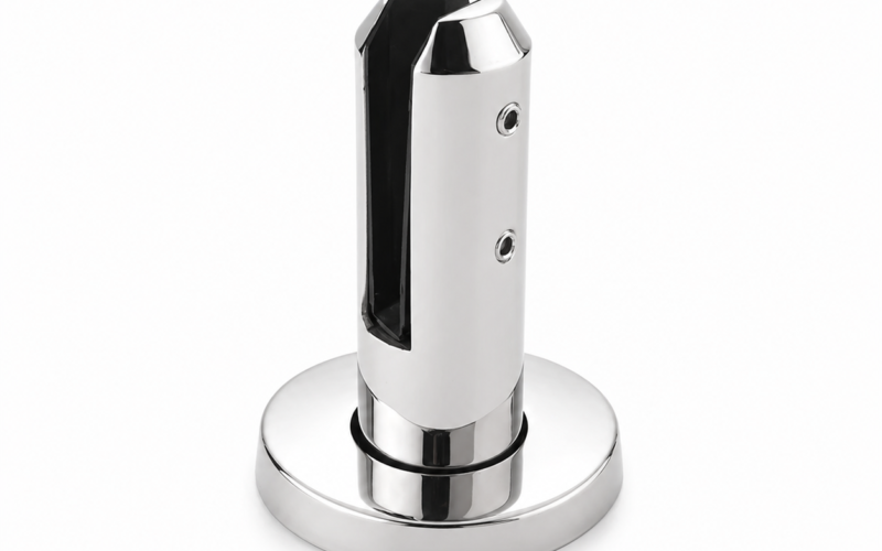 Round Spigot Core Drill 316 Stainless Steel Glass Railing Hardware