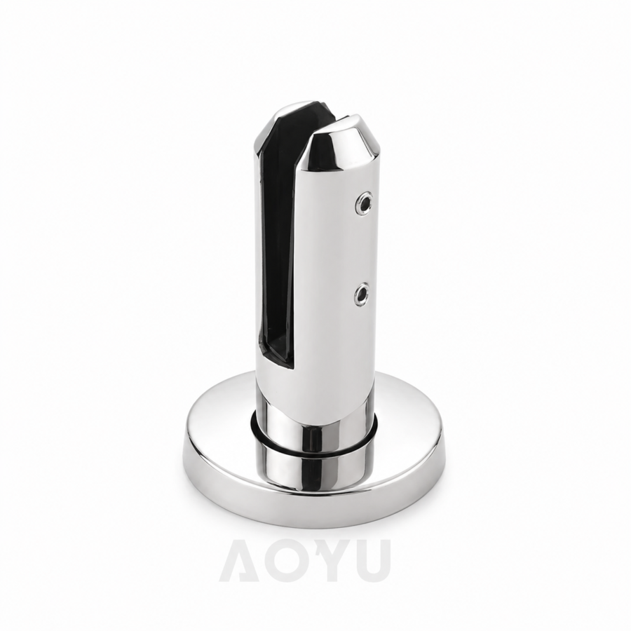 Round Spigot Core Drill 316 Stainless Steel Glass Railing Hardware