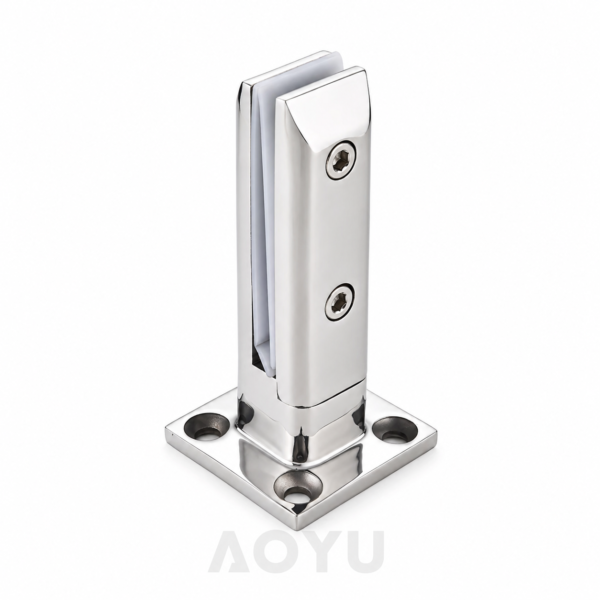 Frameless Glass Railing Hardware System for Balcony Staircase Glass