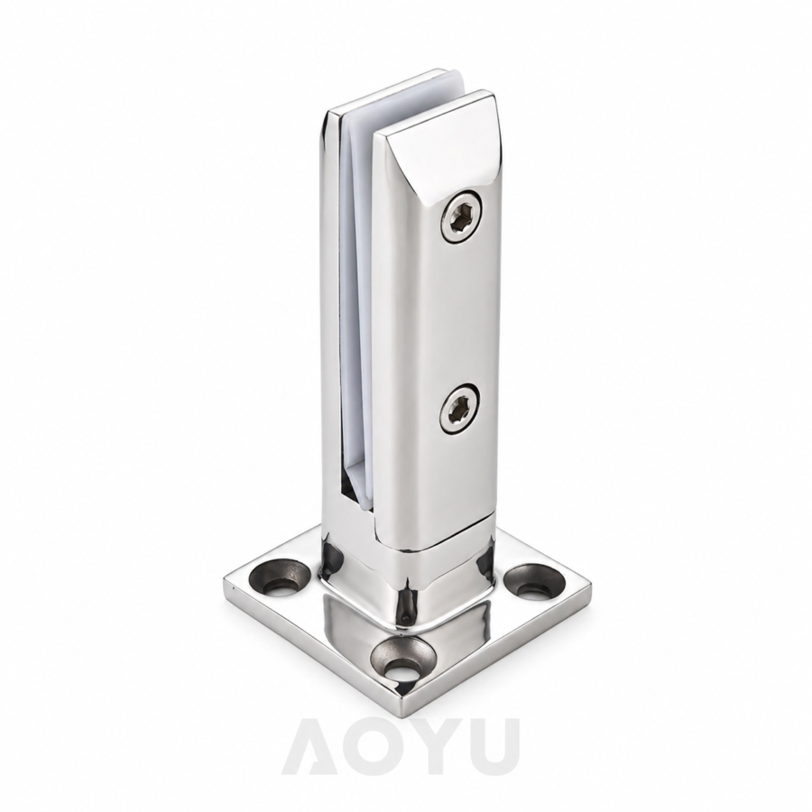 Frameless Glass Railing Hardware System for Balcony Staircase Glass