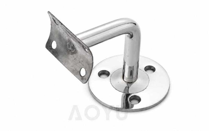 Handrail Bracket Stainless Steel Wall Mount Handrail Support for Glass Railing