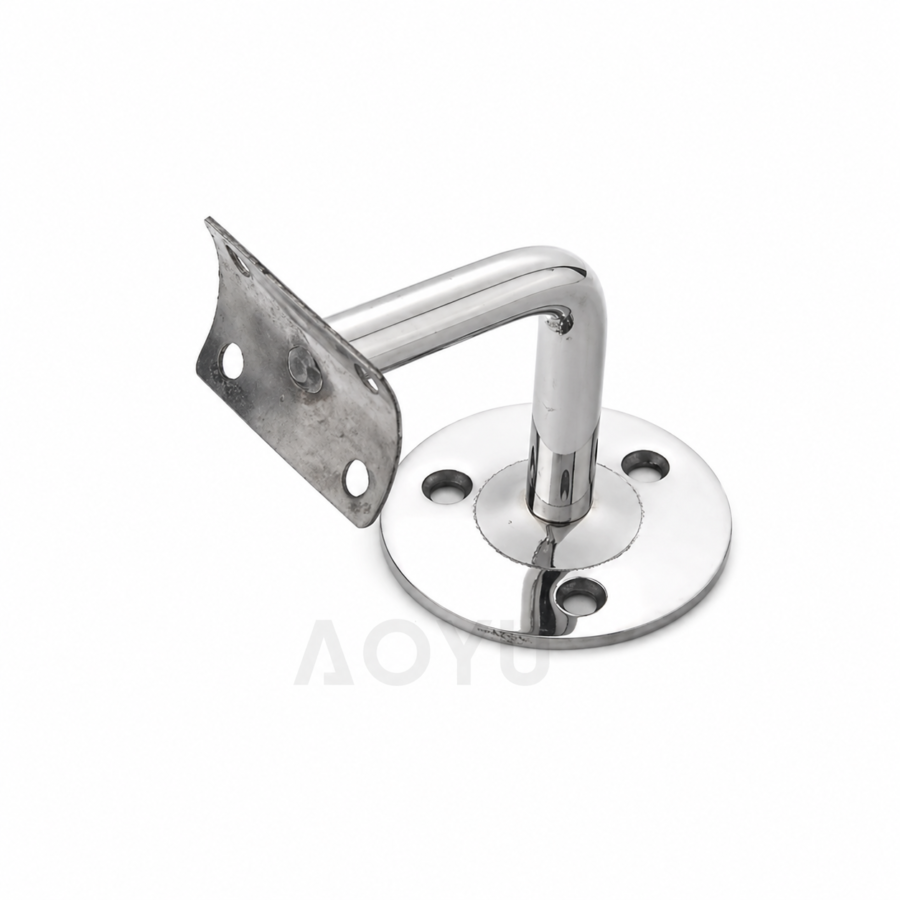 Handrail Bracket Stainless Steel Wall Mount Handrail Support for Glass Railing