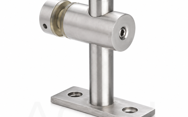 Glass Fixing Clamp Stainless Steel Glass Holder for Balcony Railing System
