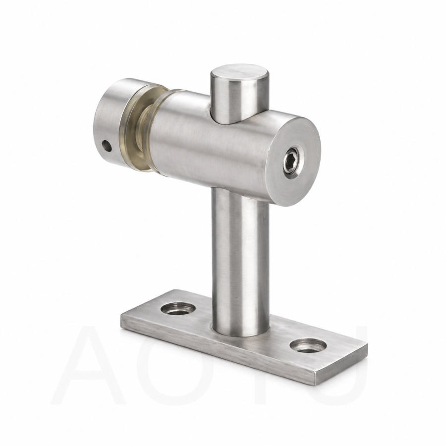 Glass Fixing Clamp Stainless Steel Glass Holder for Balcony Railing System