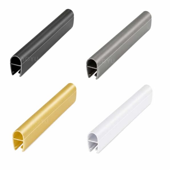 Shower Door Bottom Seal Strip PVC Glass Door Seal Waterproof Shower Door Strip