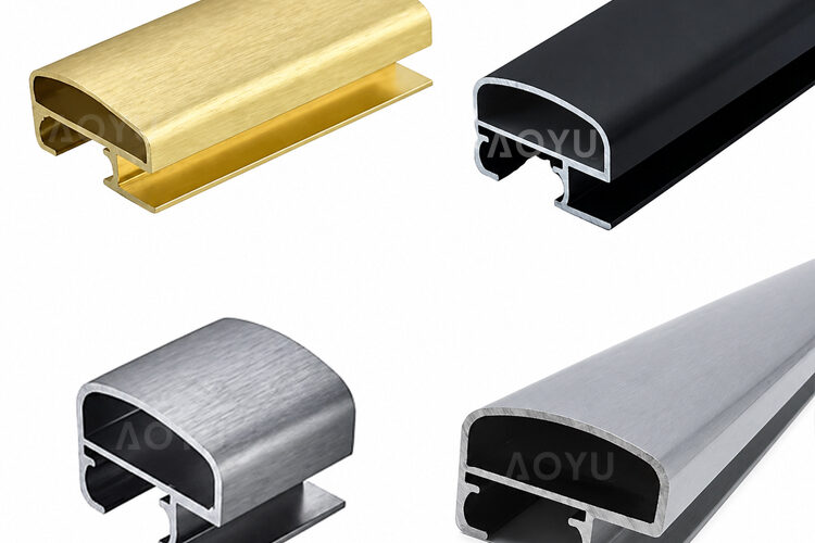 Aluminum Shower Door Sliding Track for Frameless Shower Glass Door System