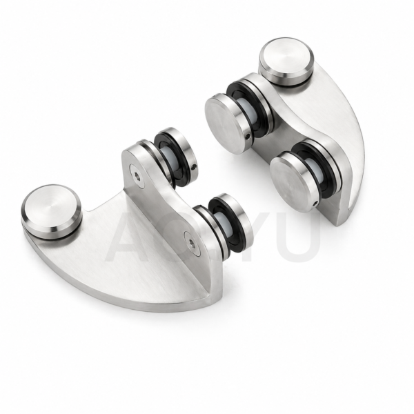 Heavy Duty Bottom Patch Fitting Stainless Steel for Commercial Glass Door System