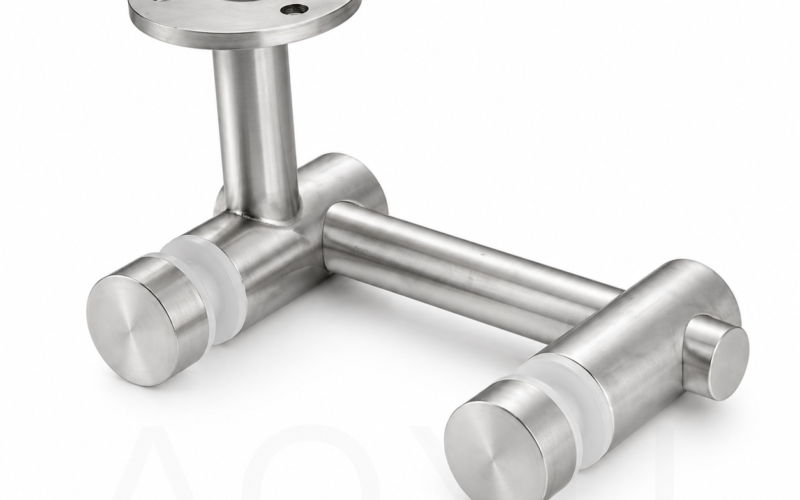 Stainless Steel Top Patch Fitting for Frameless Glass Door Hardware System