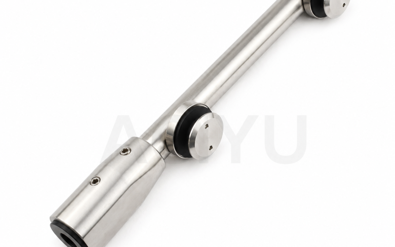 Glass Door Patch Fitting System Stainless Steel for Commercial Glass Door