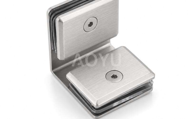 Brass Glass Clamp Shower Glass Clamp for Frameless Glass Partition