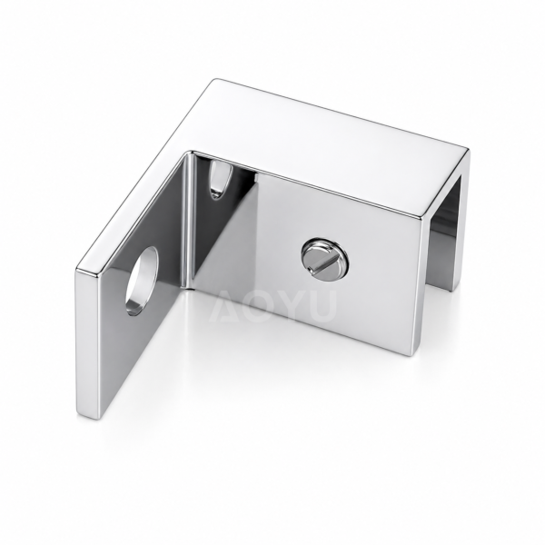 Glass Fixing Clamp Frameless Shower Glass Clamp for Glass Partition Door 8-10mm