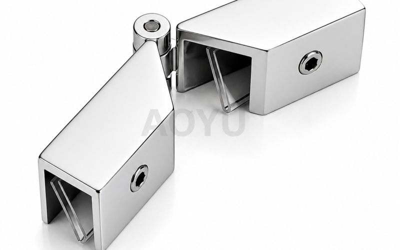 Adjustable Glass Clamp Shower Glass Holder for Glass Door Partition Premium Design