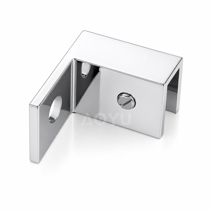 Glass Fixing Clamp Frameless Shower Glass Clamp for Glass Partition Door 8-10mm
