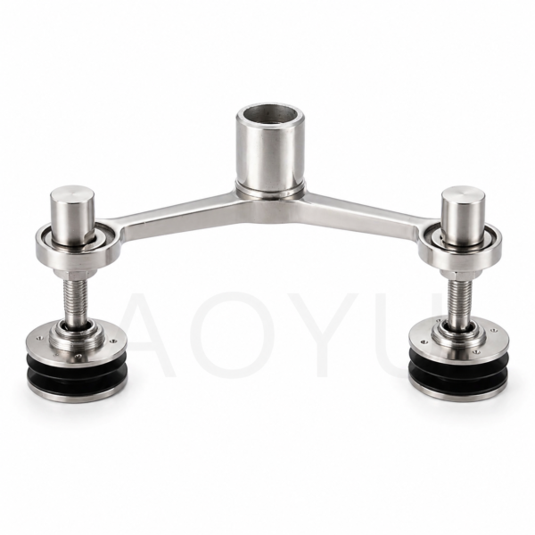Stainless Steel 2 Arm Glass Spider Fitting for Curtain Wall and Point Fixing System