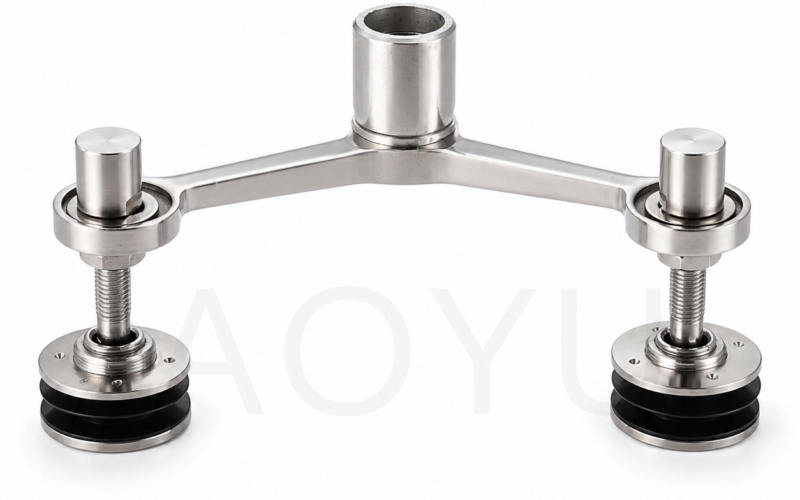 Stainless Steel 2 Arm Glass Spider Fitting for Curtain Wall and Point Fixing System