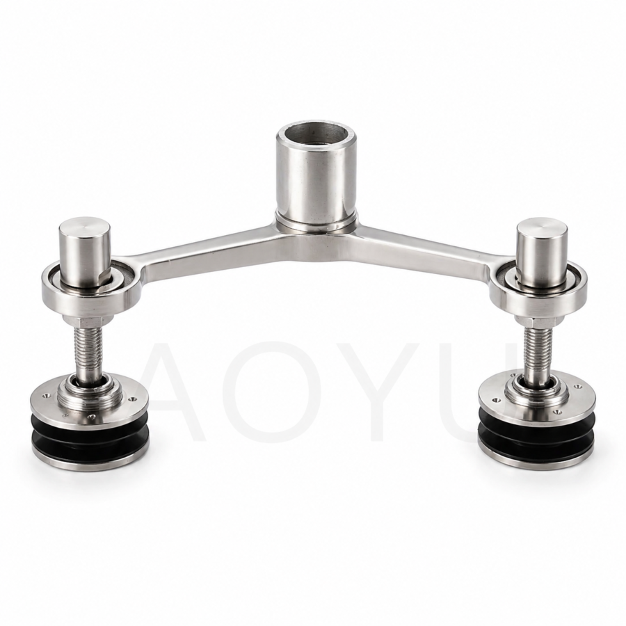 Stainless Steel 2 Arm Glass Spider Fitting for Curtain Wall and Point Fixing System
